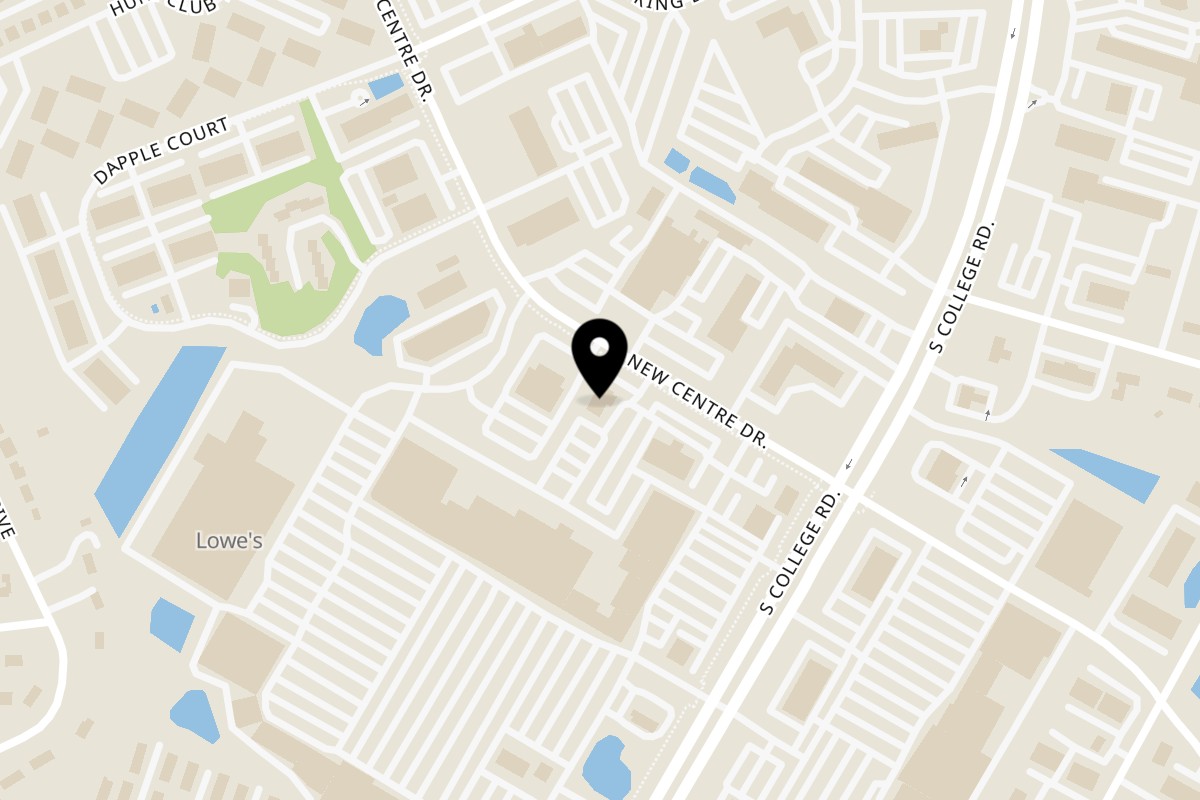 Map showing the location of Casa Encanto on 5120 New Centre Dr in Wilmington